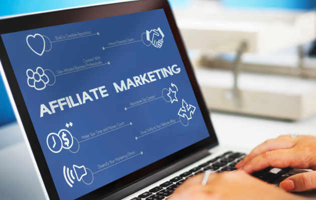Affiliate marketing beginner roadmap showing niche selection offers traffic source and content creation process
